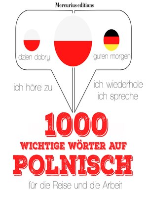cover image of 1000 wichtige Wörter auf Polnisch für die Reise und die Arbeit